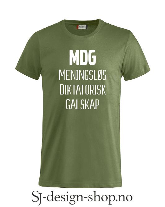 Hovedbilde MDG - Meningsløs Diktatorisk ...