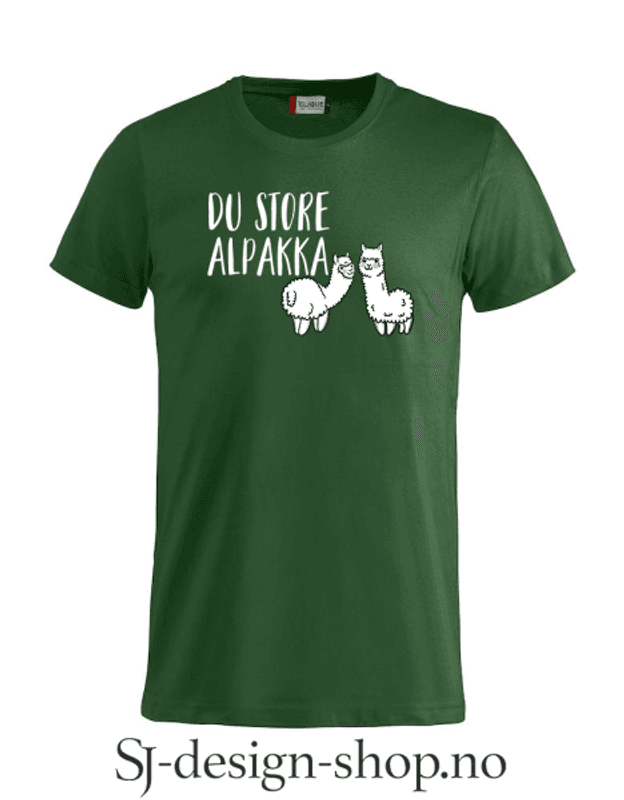 Du store alpakka