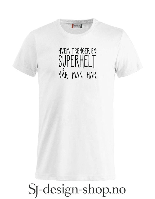 Hvem trenger en superhelt...