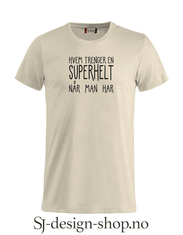Hvem trenger en superhelt...